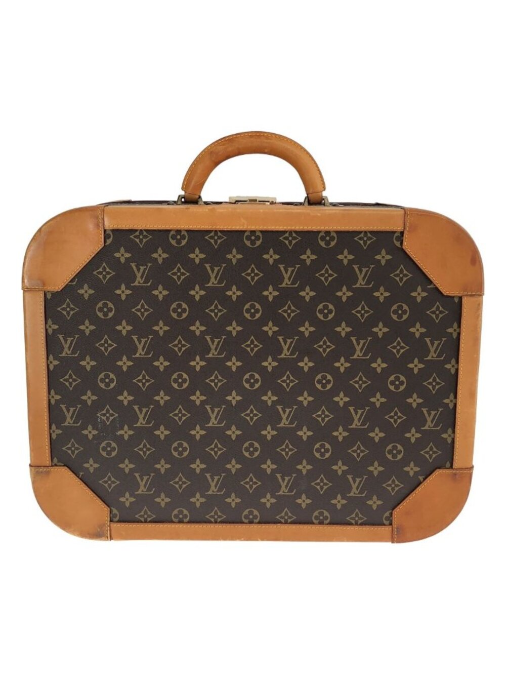 Louis Vuitton Monogram Stratos Trunk Bag Brown